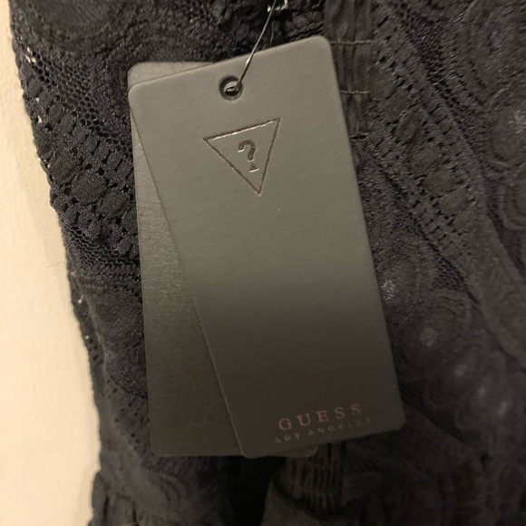 Guess Linear Black Dress - Picture 4 of 5